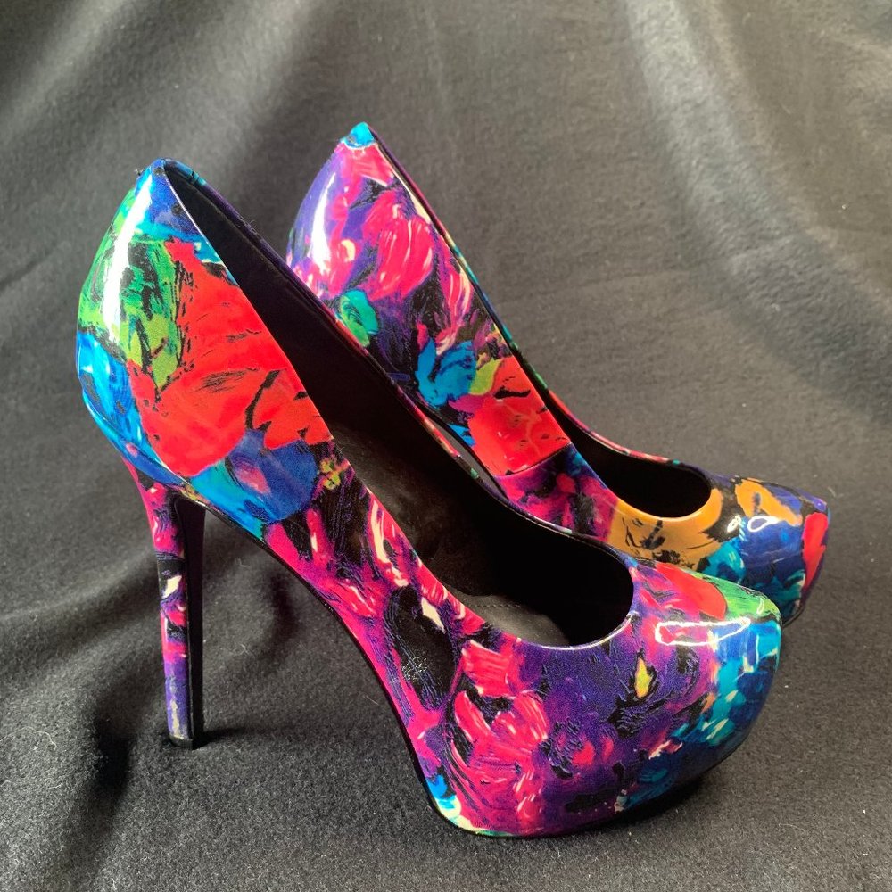 Colorful Platform High Heels